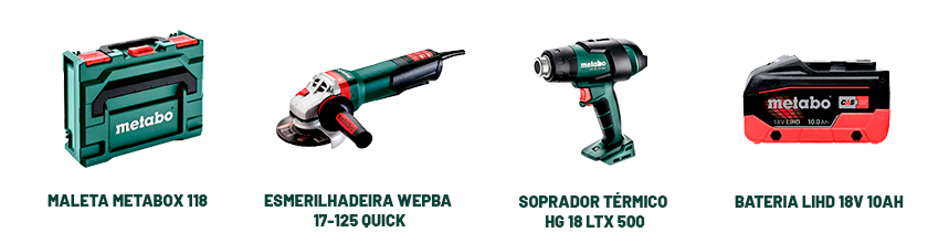 itens metabo